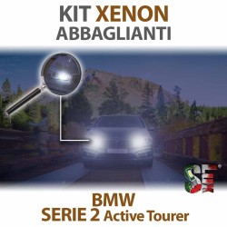 Lampade Xenon Abbaglianti H7 per BMW Serie 2 Active Tourer - F45 (2013 in poi) con tecnologia CANBUS – 6000K