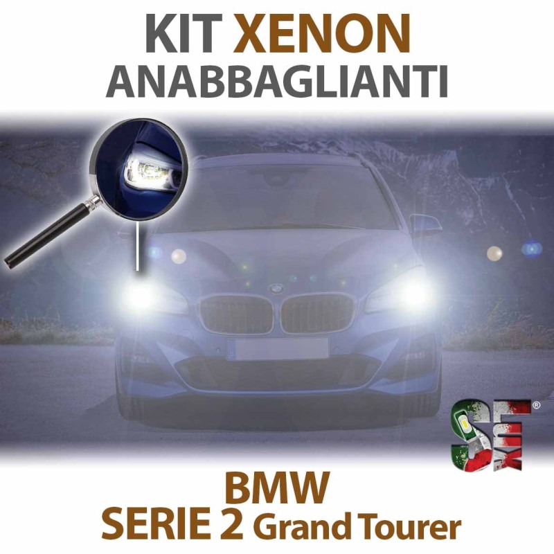 Lampade Xenon Anabbaglianti H7 per BMW Serie 2 Grand Tourer - F46 (2014 in poi) con tecnologia CANBUS - 4300K