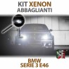 Luces de Carretera Xenón H7 para BMW Serie 3 - E46 (1998 - 2007) con tecnología CANBUS - 5000K