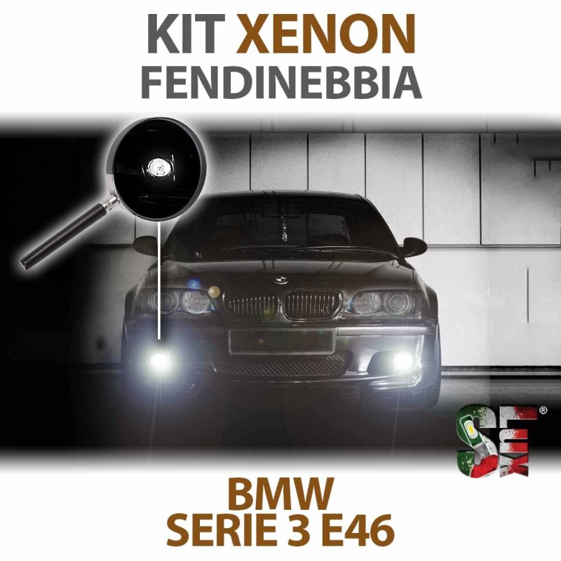 Faros antiniebla de xenón HB4 9006 para BMW Serie 3 - E46 (1998 - 2007) con tecnología CANBUS - 5000K