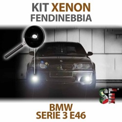 Faros antiniebla de xenón HB4 9006 para BMW Serie 3 - E46 (1998 - 2007) con tecnología CANBUS - 10000K