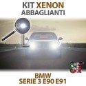 Lampade Xenon Abbaglianti H7 per BMW Serie 3 - E90 E91 (2004 - 2012) con tecnologia CANBUS - 6000K