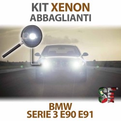 Xenon High Beam Bulbs H7 for BMW Series 3 - E90 E91 (2004 - 2012) with CANBUS Technology - 6000K