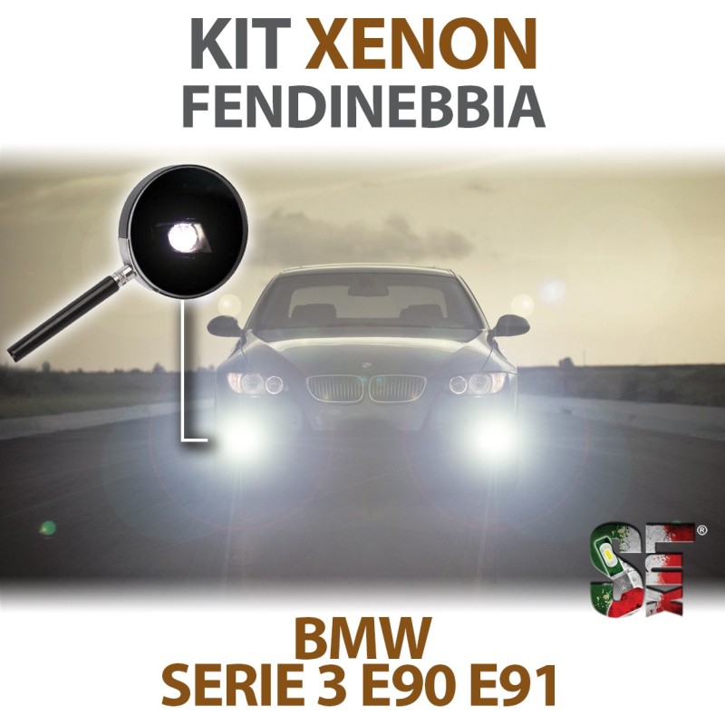 Lampade Xenon Fendinebbia H11 per BMW Serie 3 - E90 E91 (2004 - 2012) con tecnologia CANBUS - 4300K