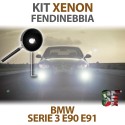 Lampade Xenon Fendinebbia H11 per BMW Serie 3 - E90 E91 (2004 - 2012) con tecnologia CANBUS - 5000K