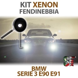 Lampade Xenon Fendinebbia H11 per BMW Serie 3 - E90 E91 (2004 - 2012) con tecnologia CANBUS - 8000K