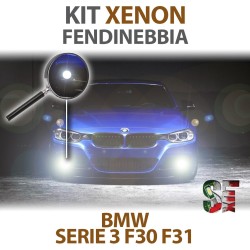 Lampade Xenon Fendinebbia H8 per BMW Serie 3 F30 F31 (2012 -2019) con tecnologia CANBUS - 10000K