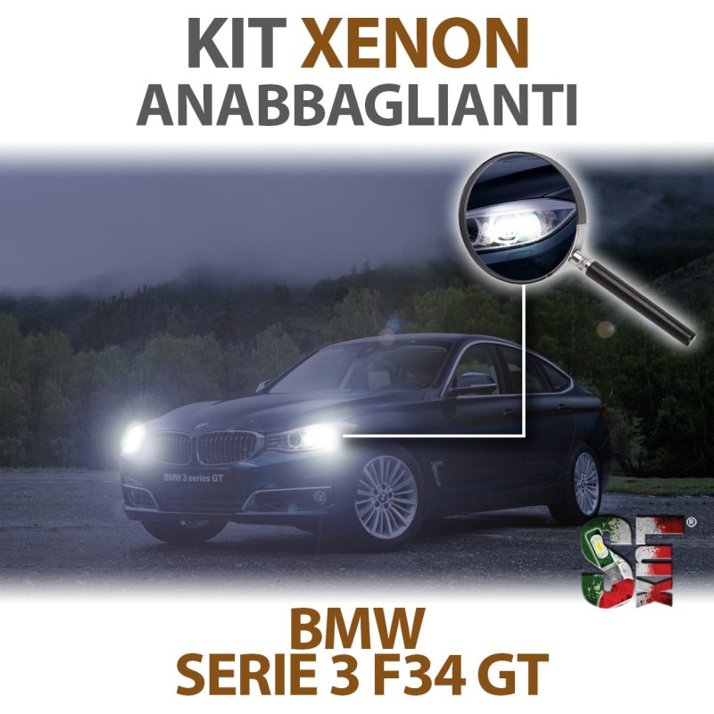 Xenon Low Beam Bulbs H7 for BMW Series 3 F34 GT (2013 - 2019) with CANBUS Technology - 5000K