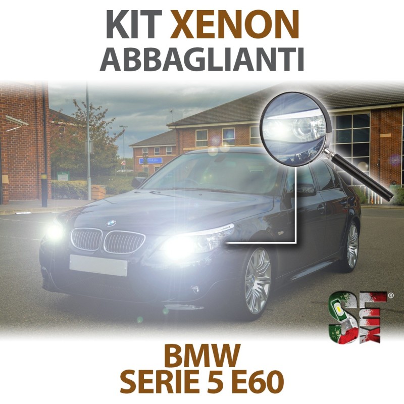 Xenon High Beam Bulbs H7 for BMW Series 5 E60 E61 (2001 - 2010) with CANBUS Technology - 8000K