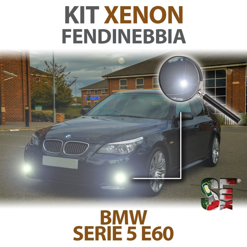Xenon Fog Light Bulbs HB4 9006 for BMW Series 5 E60 E61 (2001 - 2010) with CANBUS Technology - 4300K