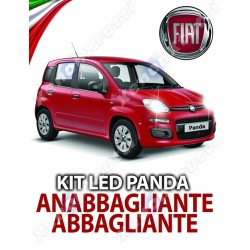 KIT LED COMPLETO LUCES DE CRUCE Y LUZ DE CARRETERA FIAT PANDA