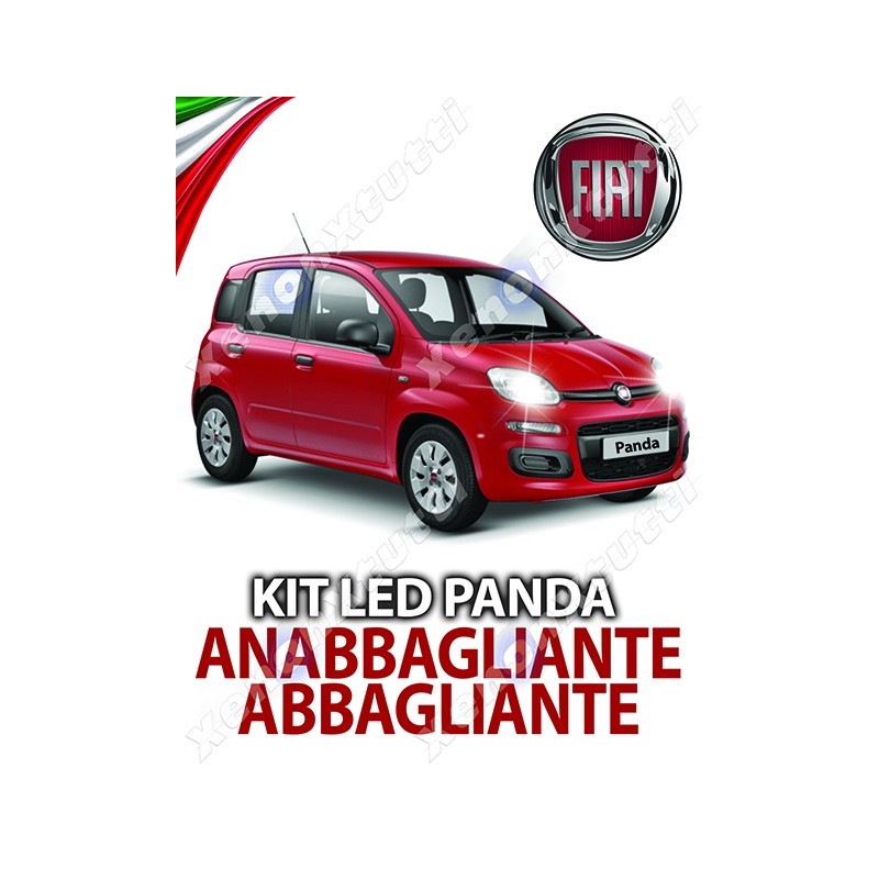 KIT LED COMPLETO LUCES DE CRUCE Y LUZ DE CARRETERA FIAT PANDA