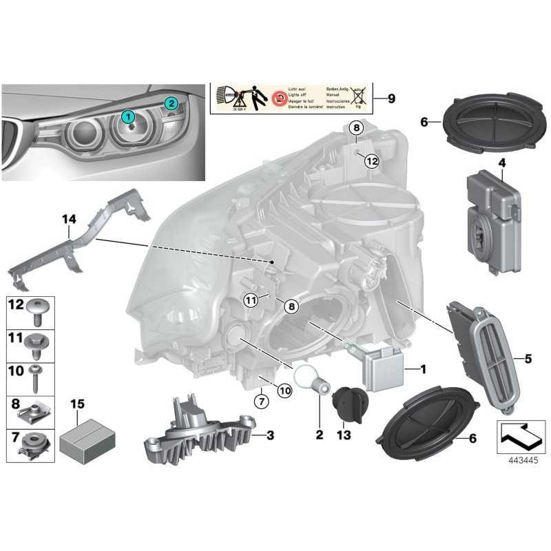 BMW 63117398766 LED headlight module