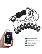 Kit Luci Led Rgb Ambiente Sottoscocca Fibra Ottica e Cielo Stellato.