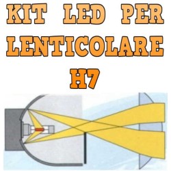 Lampade led per fari lenticolari luci specifiche h7 hir2 hb3