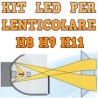 Kit LED Anabbaglianti Lenticolari H8 H9 H11