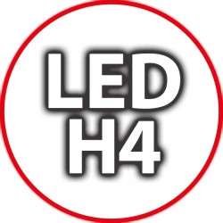 EASY EAGLE Lampadine H4 LED per Auto, Kit di Conversione Fari Auto Luce  Abbagliante Anabbagliante 14000LM 55W 6000K, DC 12V : : Auto e Moto