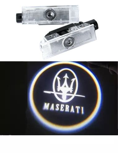 Liuer 2PCS Logo Per Porta Auto Kit Luci LED Sportello Logo 3D