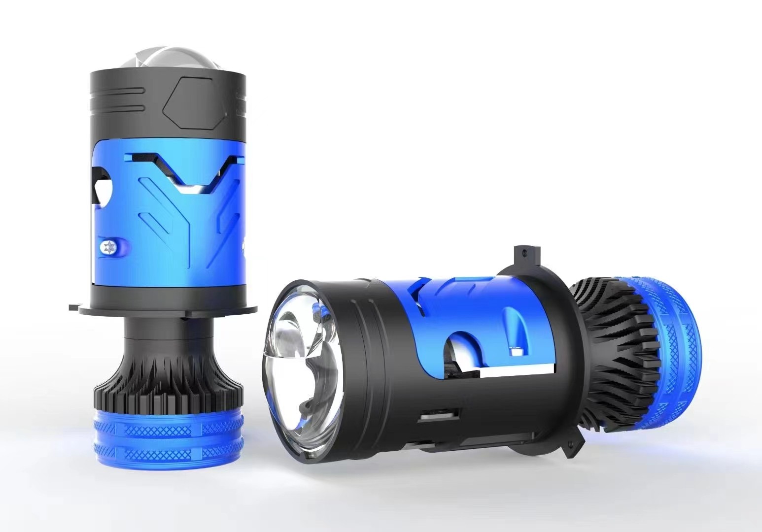KT LED H7 FAT TPO CON FARO LENTCOLARE 9600 LUMEN 80W CANBUS NO
