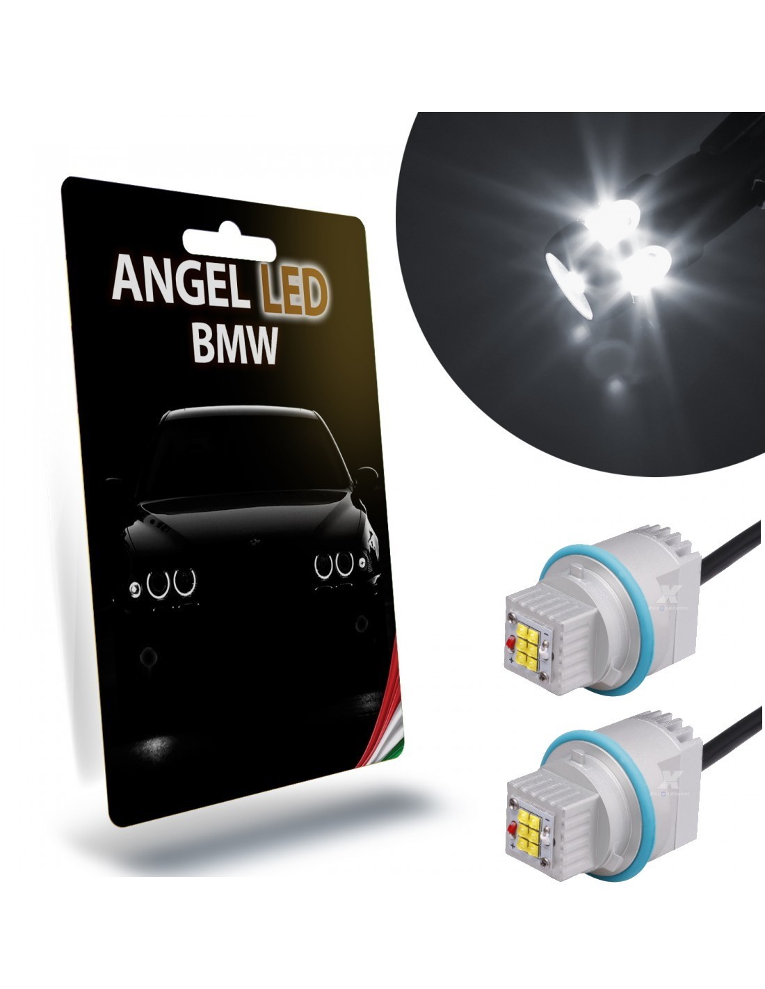 2 Pezzi LED Angel Eyes Luci Di Posizione Lampadine Adatte Per E39 E53 E60 E61 E63 E64 E65 E66 E83 X3 E53 X5 - Foto 6